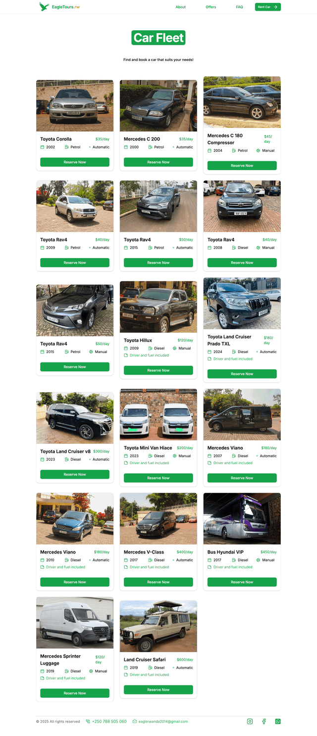 Tourism Car Rental Business Platform thumbnail 3