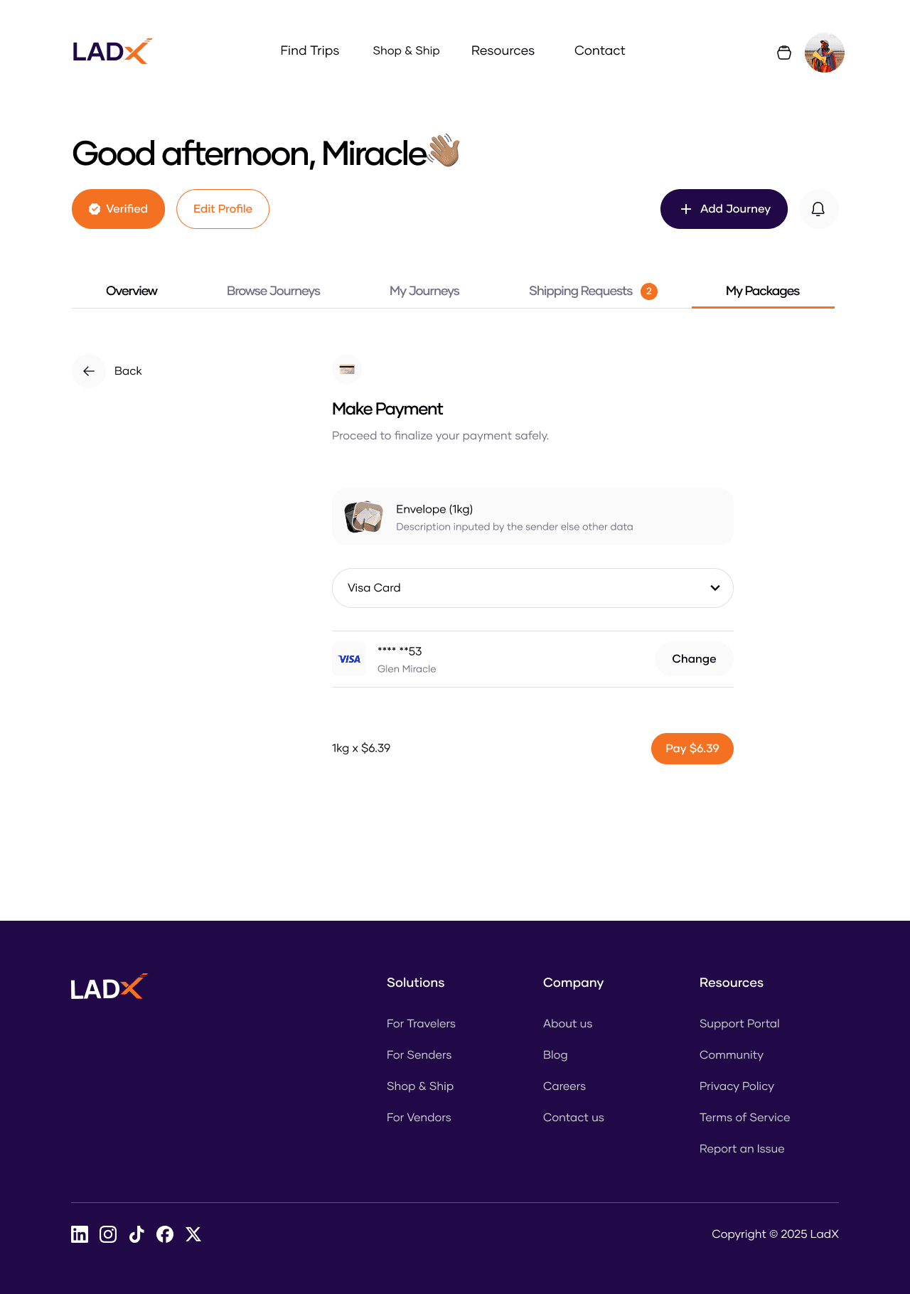 Crowdshipping African Logistics Startup screenshot 2