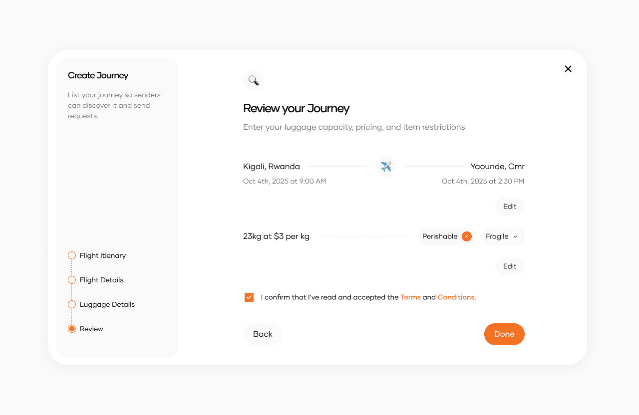 Crowdshipping African Logistics Startup screenshot 4